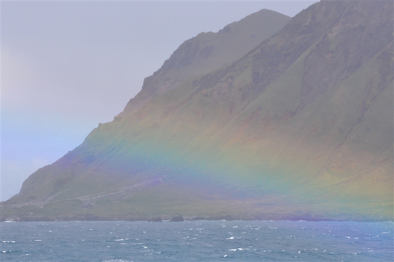 MacquarieIs  AtSea 0597 m Rainbow near Hurd Point